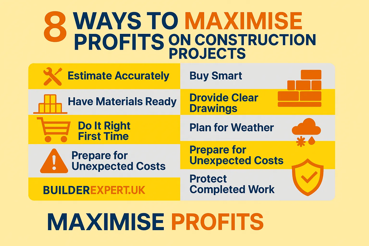 %Estimating Solutions for Construction%